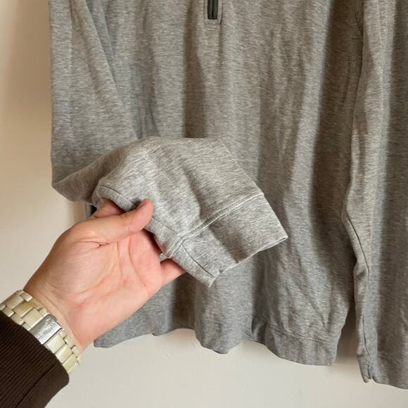 Johnnie-O Purdue Sully 1/4 Zip Gray Sweatshirt Men's SZ XL Gold Boilermakers EUC - Picture 3 of 10